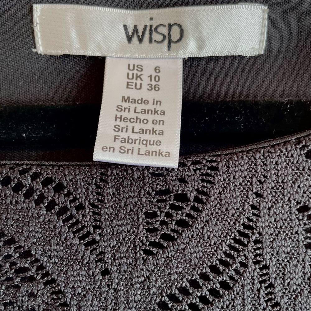 Wisp black lace dress size 6 - Picture 3 of 3